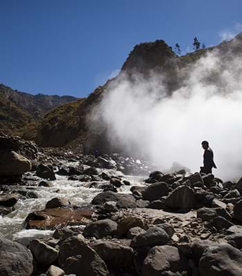 Hot springs in Lares